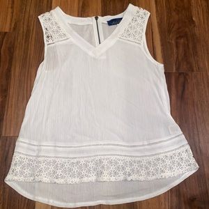 White Tank Top Size Small Never Worn!